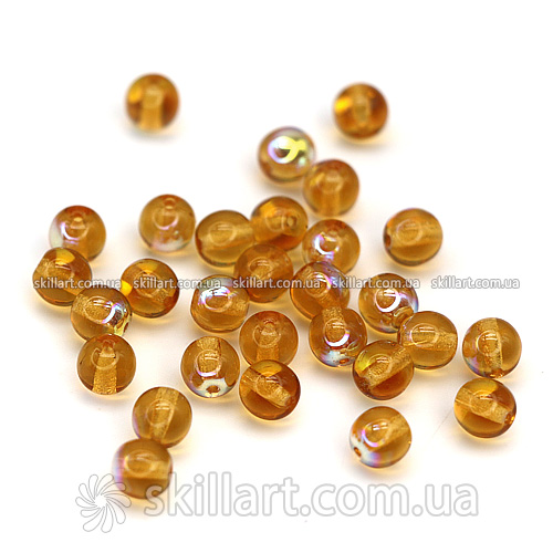 Бусины Preciosa, Light Topaz AB 6мм