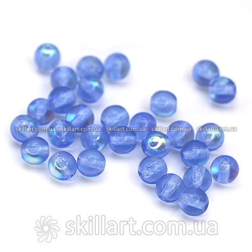 Бусины Preciosa, Sapphire AB 6мм