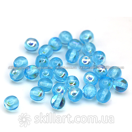 Бусины Preciosa, Aquamarine AB 6мм