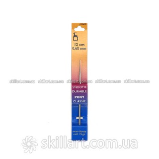Крючок для вязания 12см (0,6мм)