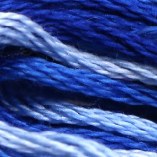Мулине меланж DMC 121, сине-небесный