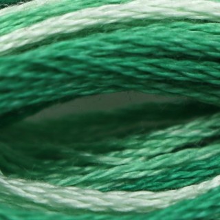 Мулине меланж DMC 125, зеленый светло зеленый