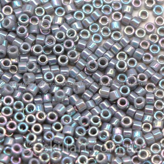 Бисер DB-1579 Miyuki Delica Beads 11/0 (жемчужный радужный, серый)