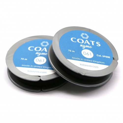 Нитки Dabond 061, 75м - черный