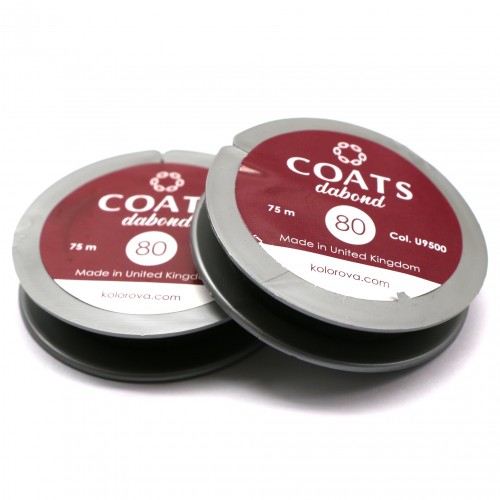 Нитки Dabond 80, 75м - черный