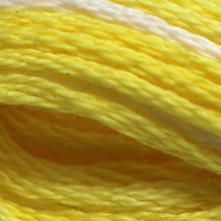 Мулине меланж DMC 4077, желто-молочный