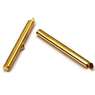 Конецевык-трубочка 40мм – золото.