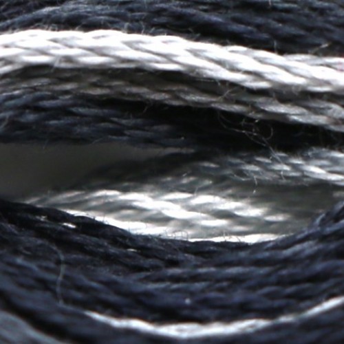 Муліне меланж DMC 53, чорно-сірий