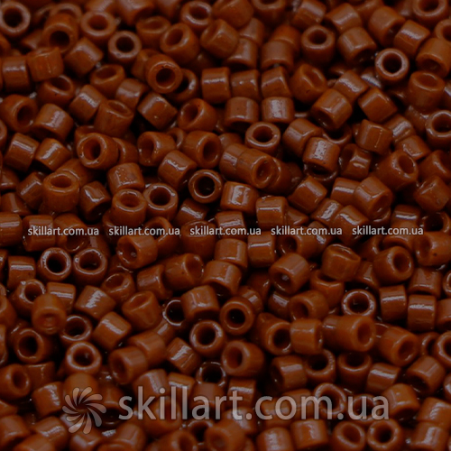 Бисер DB-2142 Miyuki Delica Beads 11/0 (блестящий, коричневый)