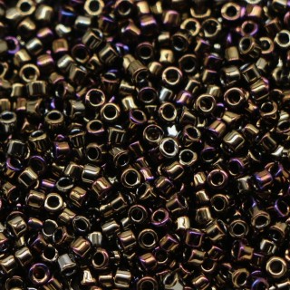 Бисер DB-7 Бисер Miyuki Delica Beads 11/0 (металлик ирис, темно-коричневый)