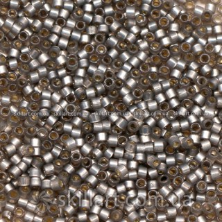 Бисер DB-630 Miyuki Delica Beads 11/0 (блестящий, алебастровый серый)