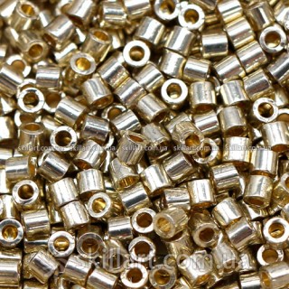 Бисер DBL-1831 Miyuki Delica Beads 8/0 (металлизированный, шампанье)