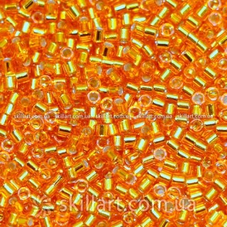 Бисер DBS-45 Miyuki Delica Beads 15/0 (блестящий, оранжевый)
