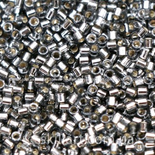 Бисер DBS-48 Miyuki Delica Beads 15/0 (блестящий, серый)