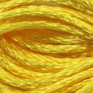 Мулине Satin DMC S307, желтый