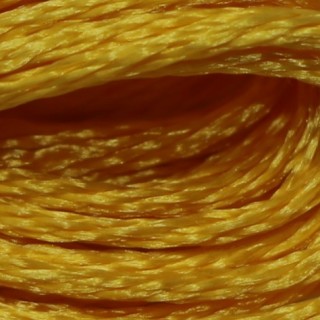 Мулине Satin DMC S3820, желто-оранжевый