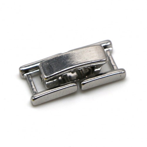 Застежка для браслетов 16.5*4.4*4.5мм, серебро
