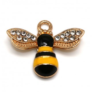 Подвеска Пчела 18*21мм, золото