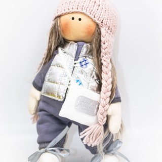 Кукла ручной работы "Тропическая Бирюза" 27см