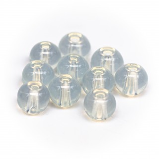 Бусины стеклянные 6мм, лунный камень