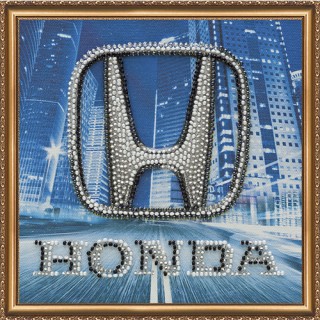 AM-063 HONDA. Набор для вышивки бисером на холсте. Абрис Арт