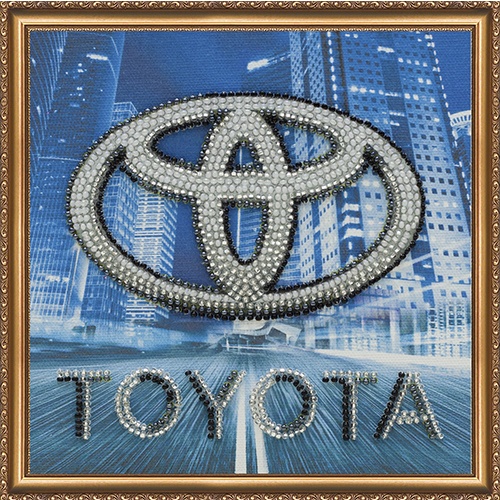 AM-065 TOYOTA. Набор для вышивки бисером на холсте. Абрис Арт