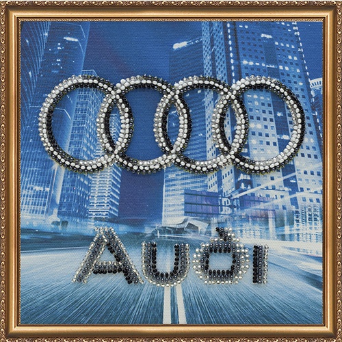 AM-066 AUDI. Набор для вышивки бисером на холсте. Абрис Арт