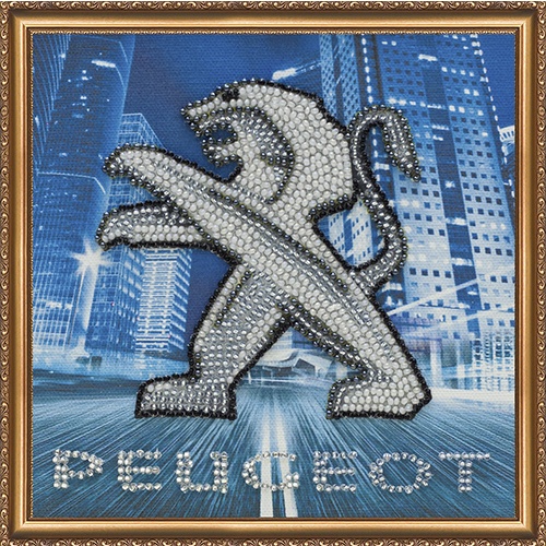 AM-068 PEUGEOT. Набор для вышивки бисером на холсте. Абрис Арт