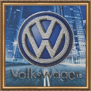 AM-069 VOLKSWAGEN. Набор для вышивки бисером на холсте. Абрис Арт
