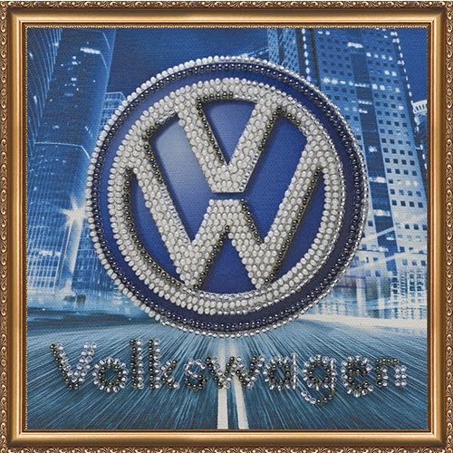AM-069 VOLKSWAGEN. Набор для вышивки бисером на холсте. Абрис Арт