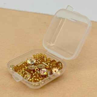 Микс бисер, золотой, 5 г
